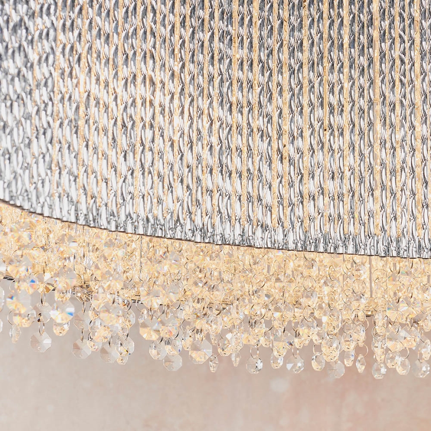 Endon 81979 - Kristallikruunu vaijerilla GALINA 8xG9/25W/230V kiiltävä kromi