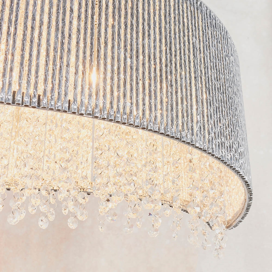 Endon 81979 - Kristallikruunu vaijerilla GALINA 8xG9/25W/230V kiiltävä kromi