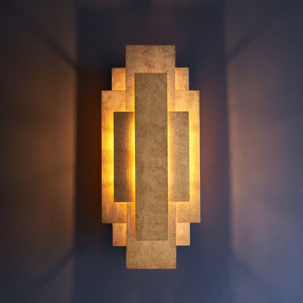 Endon 90452 - Seinävalaisin ALZARE 2xG9/3W/230V kulta