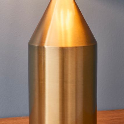 Endon 90522 - Pöytälamppu NOVA 1xE27/60W/230V messinki