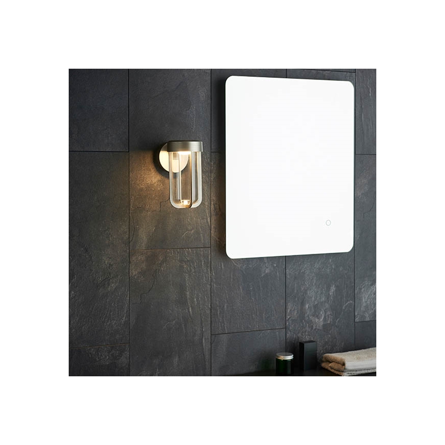 Endon 92782 - LED-kylpyhuoneen seinävalaisin LED/8W/230V IP44 2700K mattakromi