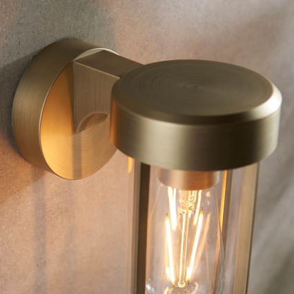 Endon 92855 - Kylpyhuoneen seinävalaisin 1xE27/6W/230V IP44 messinki