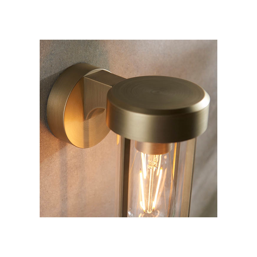 Endon 92855 - Kylpyhuoneen seinävalaisin 1xE27/6W/230V IP44 messinki