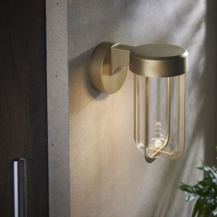 Endon 92856 - Kylpyhuoneen LED-seinävalaisin LED/8W/230V IP44 2700K messinki