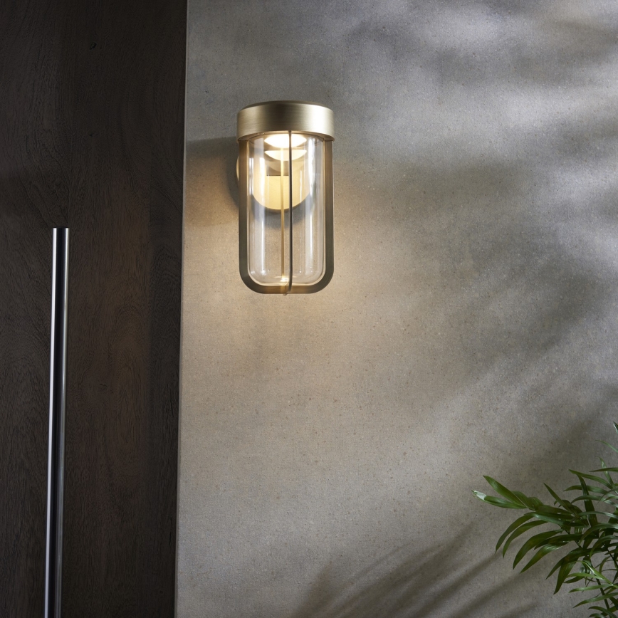 Endon 92856 - Kylpyhuoneen LED-seinävalaisin LED/8W/230V IP44 2700K messinki