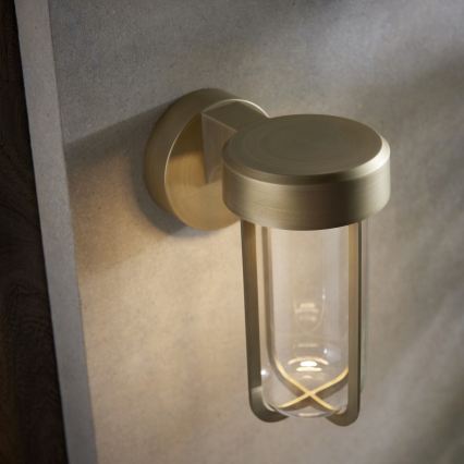 Endon 92856 - Kylpyhuoneen LED-seinävalaisin LED/8W/230V IP44 2700K messinki