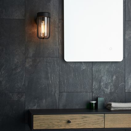 Endon 92859 - Kylpyhuoneen seinävalaisin 1xE27/6W/230V IP44 musta