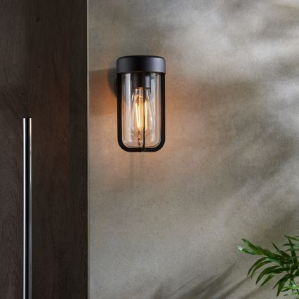 Endon 92859 - Kylpyhuoneen seinävalaisin 1xE27/6W/230V IP44 musta