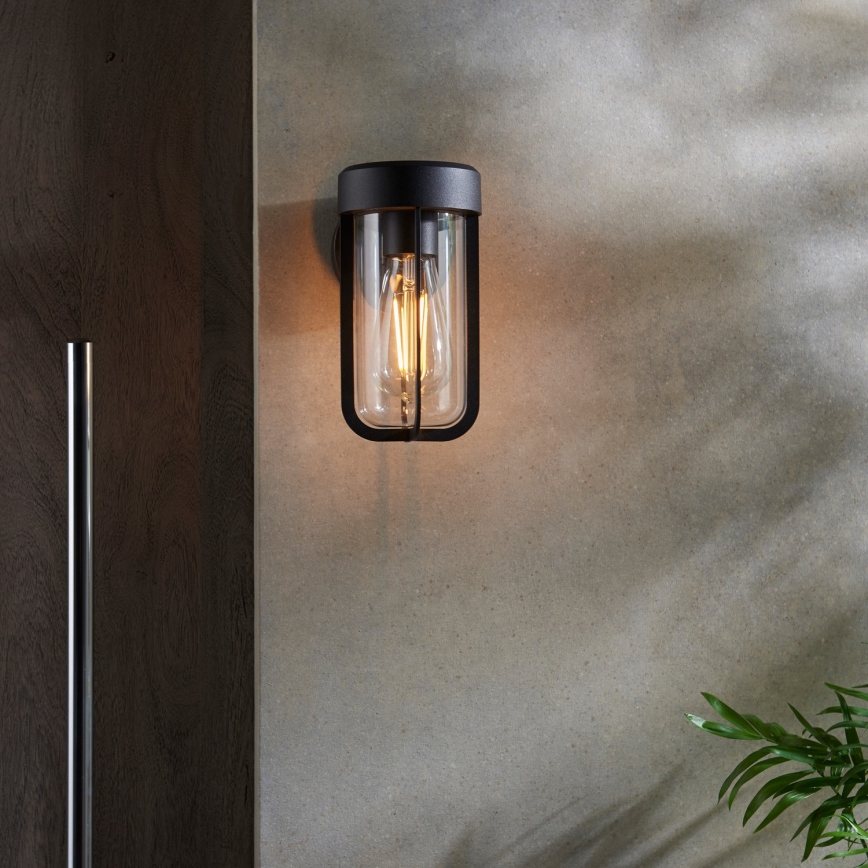 Endon 92859 - Kylpyhuoneen seinävalaisin 1xE27/6W/230V IP44 musta