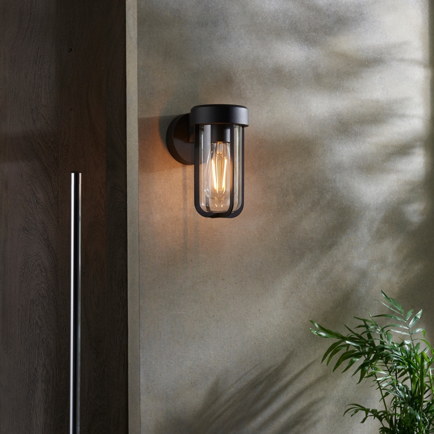 Endon 92859 - Kylpyhuoneen seinävalaisin 1xE27/6W/230V IP44 musta
