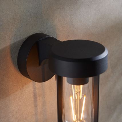 Endon 92859 - Kylpyhuoneen seinävalaisin 1xE27/6W/230V IP44 musta