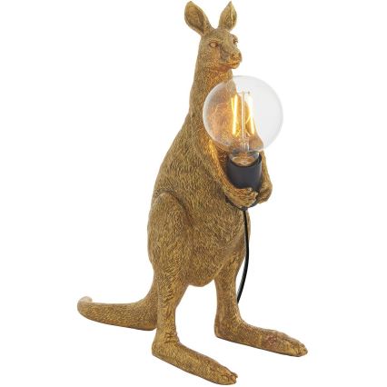 Endon 95075 - Pöytälamppu KANGAROO 1xE27/10W/230V kultainen