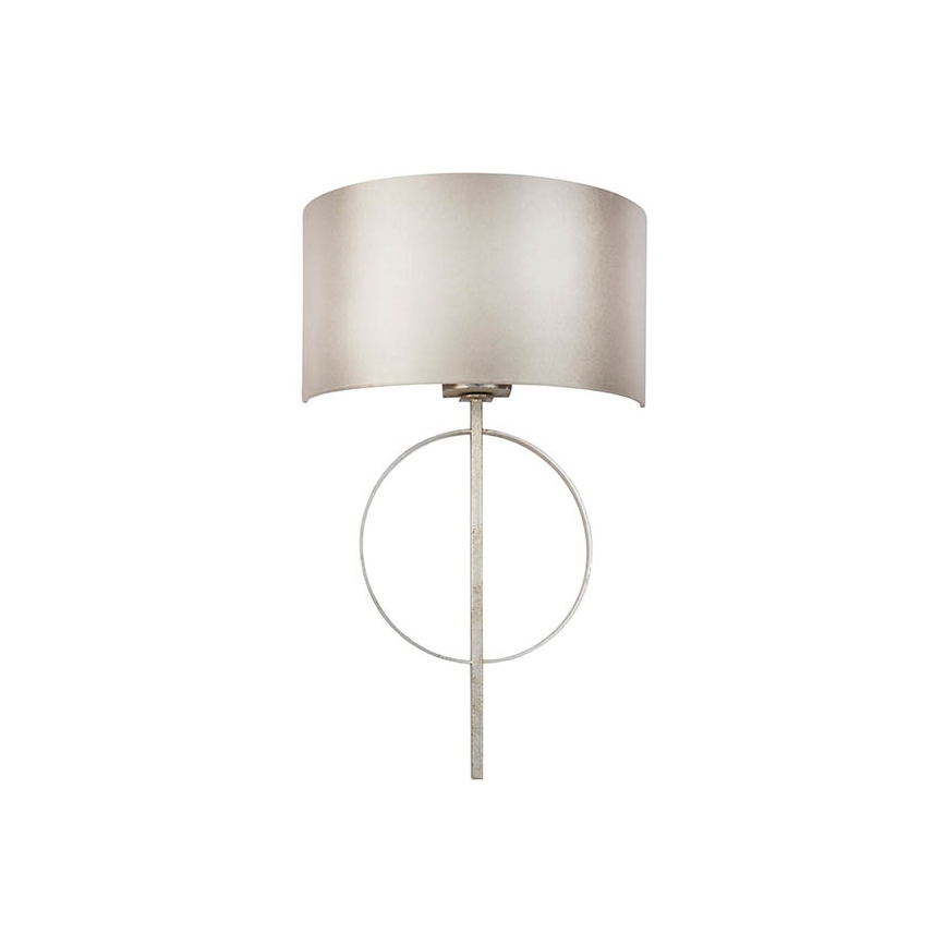 Endon 95214 - Seinävalaisin 1xE27/10W/230V harmaa