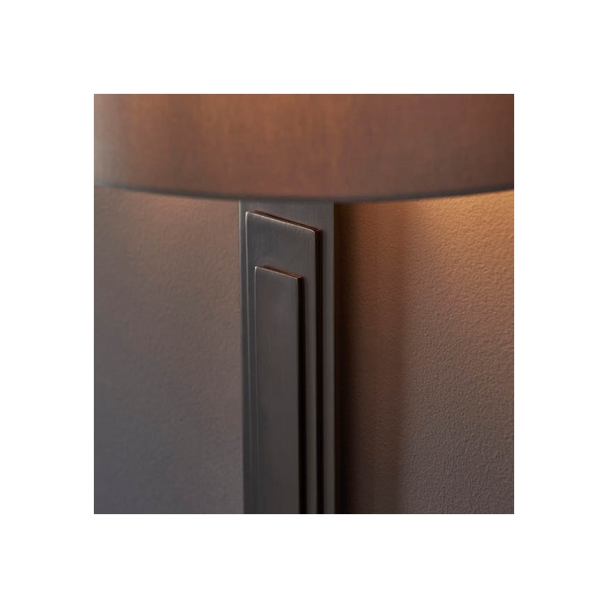 Endon 95271 - Seinävalaisin CARLTON 1xE27/10W/230V pronssi