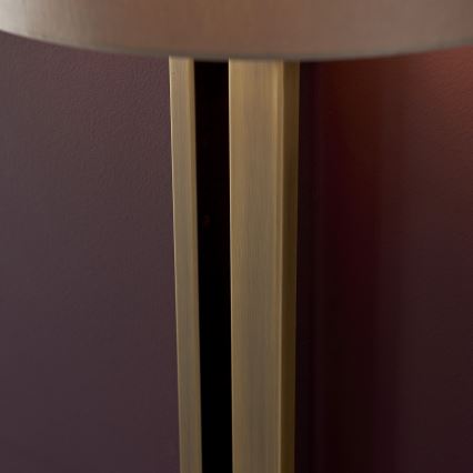 Endon 95452 - Seinävalaisin 1xE27/10W/230V beige/kultainen