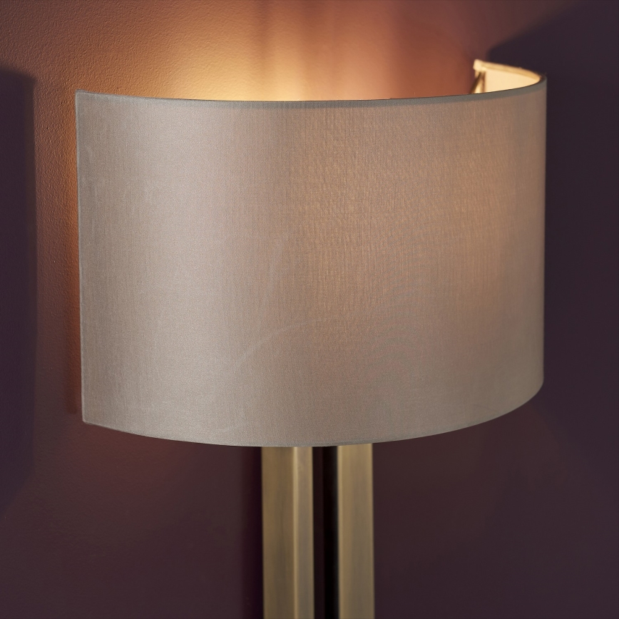 Endon 95452 - Seinävalaisin 1xE27/10W/230V beige/kultainen