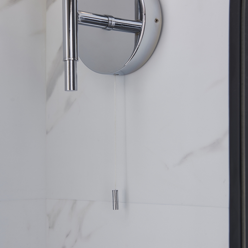 Endon 97171 - Kylpyhuoneen seinävalaisin NATORI 1xG9/3W/230V IP44 kiiltävä kromi