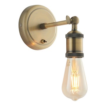 Endon 97245 - Seinäspotti HAL 1xE27/10W/230V messinki