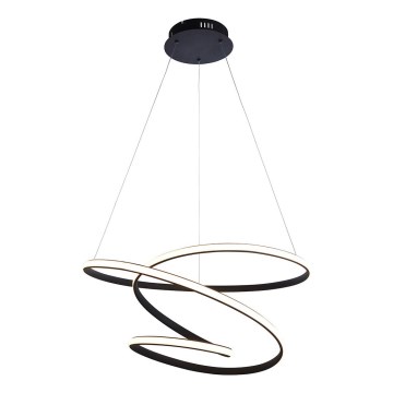 Endon 97632 - LED-riippuvalaisin ripustuskaapelilla DUNE LED/47,5W/230V 3000K musta