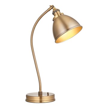 Endon 98747 - Pöytävalaisin FRANKLIN 1xE14/7W/230V messinki