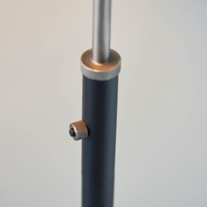 Endon 98753 - Lattiavalaisin FRANKLIN 1xE27/10W/230V mattakromi/antrasiitti