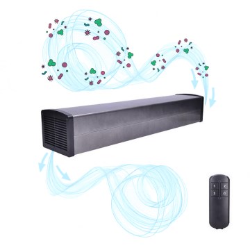 Epäsuora germisidinen UV-valaisin 2G11/36W/230V/2x AAA + kaukosäädin