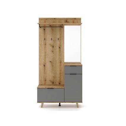 Eteismoduuli SVEN peilillä, ruskea/grafiitti