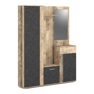 Eteispaneeli peilillä NOLAN, ruskea/grafiitti