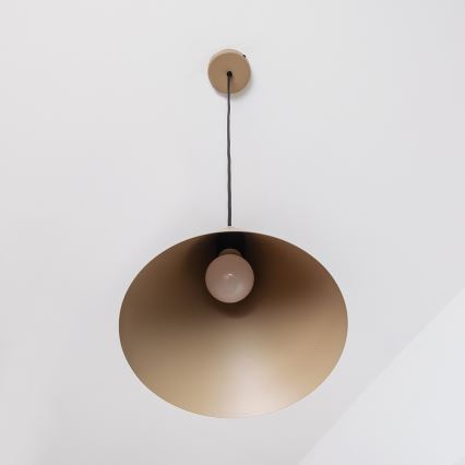 ETNA II-riippuvalaisin johdolla 1xE27/15W/230V Ø 25 cm beige