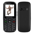 Evolveo - EasyPhone EG 2G musta matkapuhelin senioreille