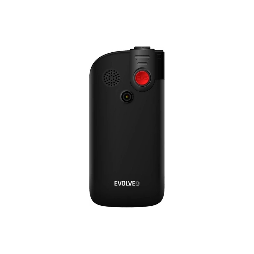 Evolveo - EasyPhone FL, senioripuhelin, musta