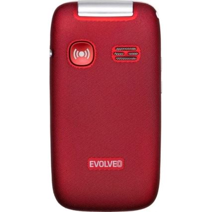 Evolveo - EasyPhone FS avattava matkapuhelin senioreille 2.8 punainen