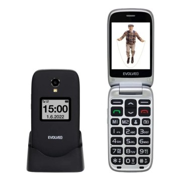 Evolveo - EasyPhone FS taitettava matkapuhelin senioreille 2.8