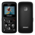 Evolveo - EasyPhone ID mobiilipuhelin senioreille musta
