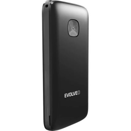 Evolveo - EasyPhone ID mobiilipuhelin senioreille musta