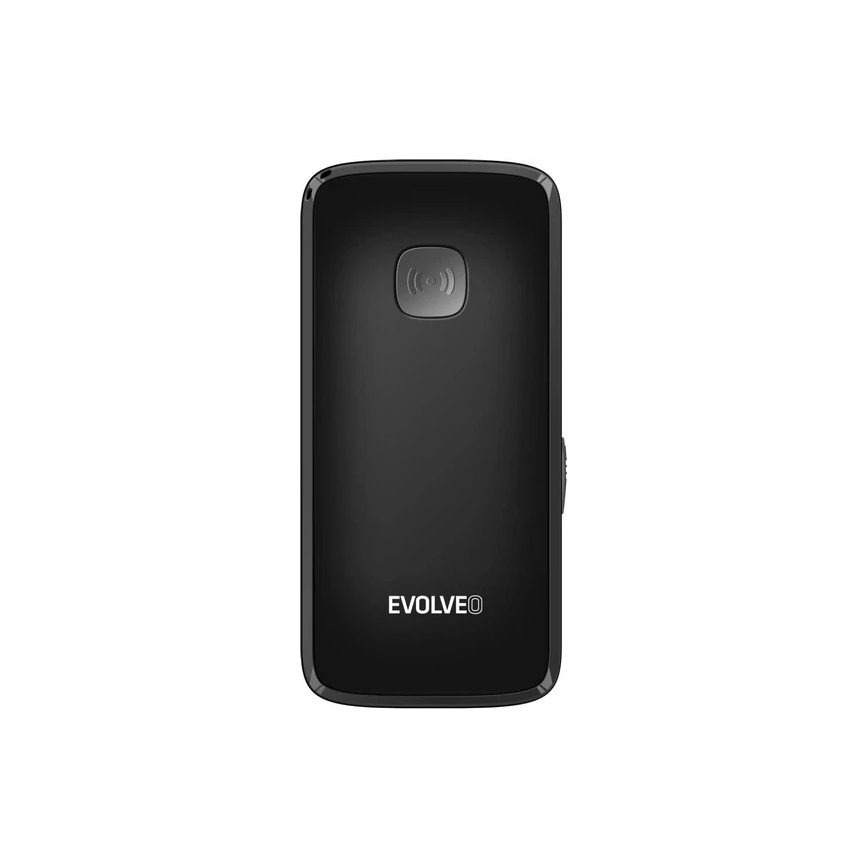 Evolveo - EasyPhone ID mobiilipuhelin senioreille musta