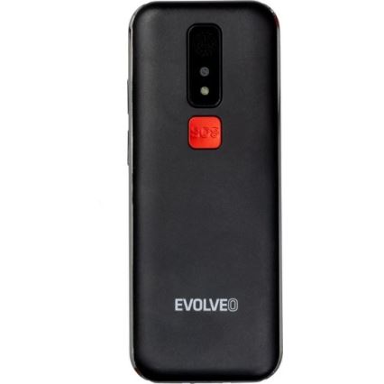 Evolveo - EasyPhone LT, 4G-matkapuhelin senioreille, musta