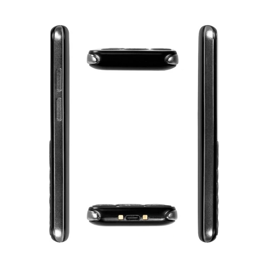 Evolveo - EasyPhone LT, 4G-matkapuhelin senioreille, musta