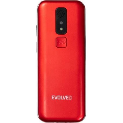 Evolveo - EasyPhone LT, 4G-matkapuhelin senioreille, punainen