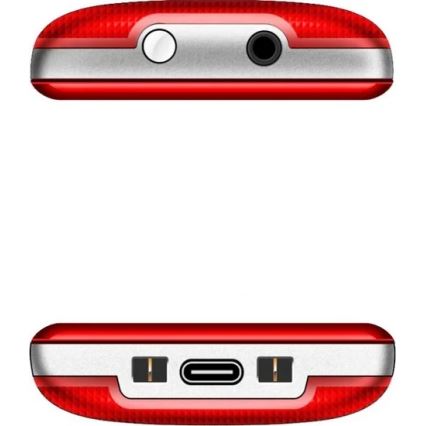 Evolveo - EasyPhone, senioreille tarkoitettu matkapuhelin, punainen
