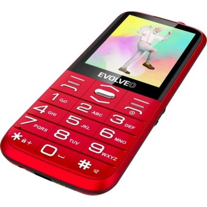Evolveo - EasyPhone XO senioripuhelin, punainen