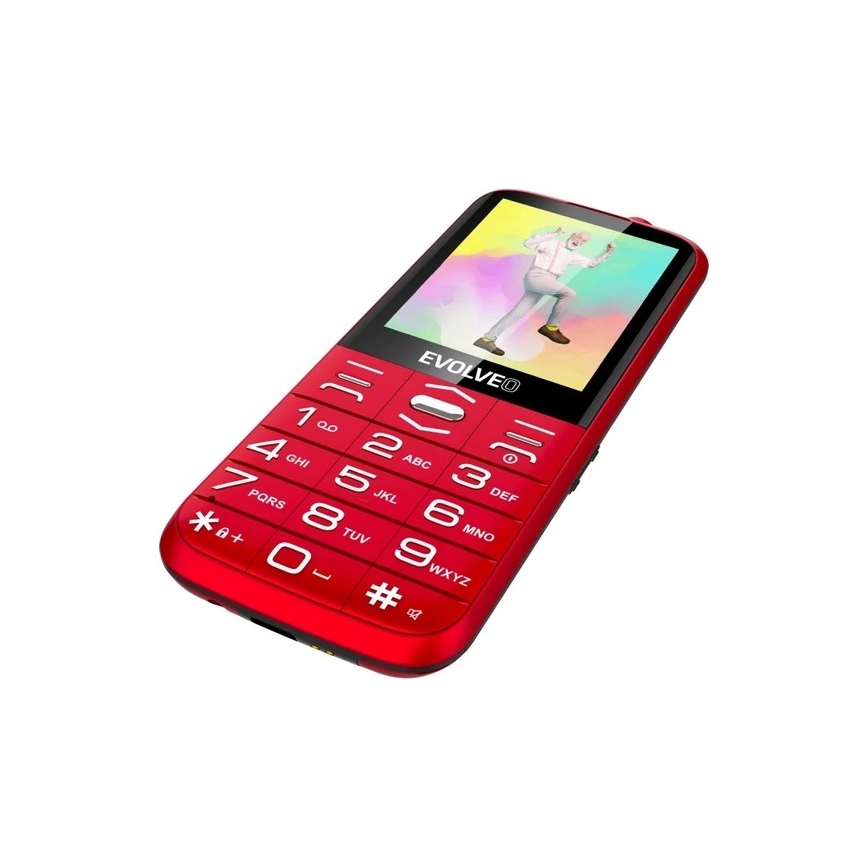 Evolveo - EasyPhone XO senioripuhelin, punainen