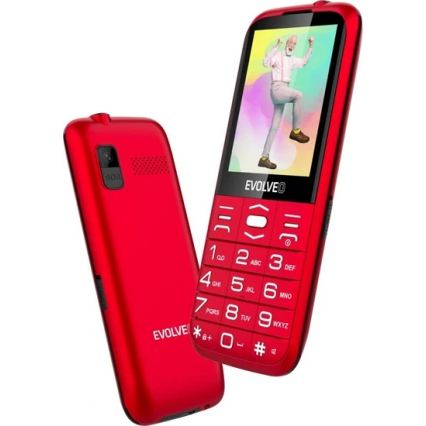 Evolveo - EasyPhone XO senioripuhelin, punainen