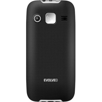 Evolveo - EasyPhone XR 2G, helppokäyttöinen matkapuhelin senioreille, musta