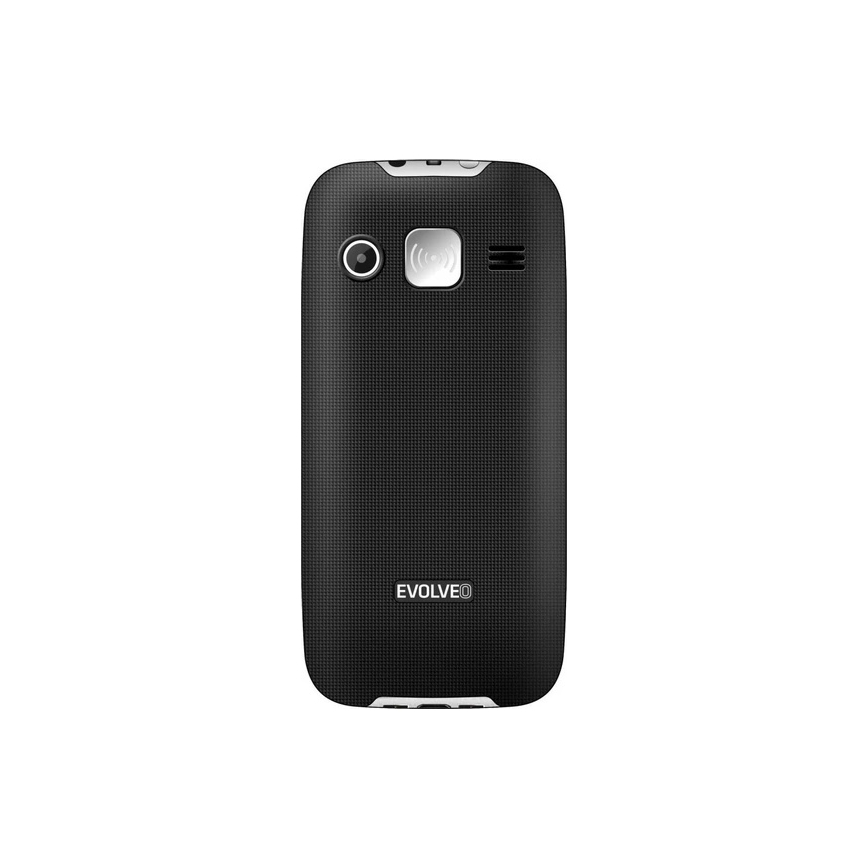 Evolveo - EasyPhone XR 2G, helppokäyttöinen matkapuhelin senioreille, musta