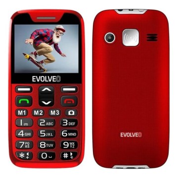 Evolveo - EasyPhone XR 4G senioripuhelin, punainen