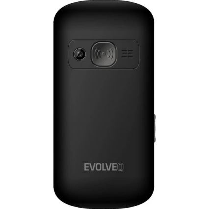 Evolveo - EasyPhone XS, matkapuhelin senioreille, musta
