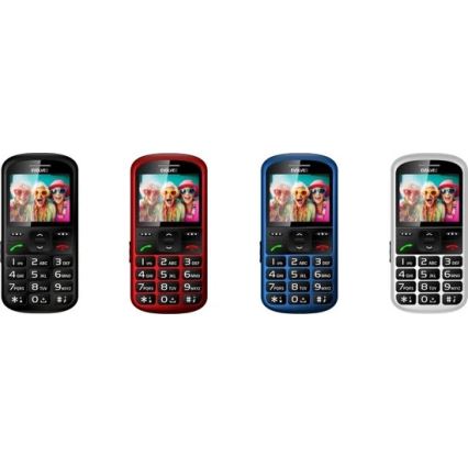 Evolveo - EasyPhone XS, matkapuhelin senioreille, musta