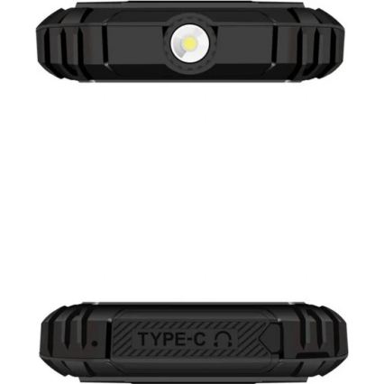 Evolveo - MaxPhone A1, näppäinpuhelin, Dual SIM, musta