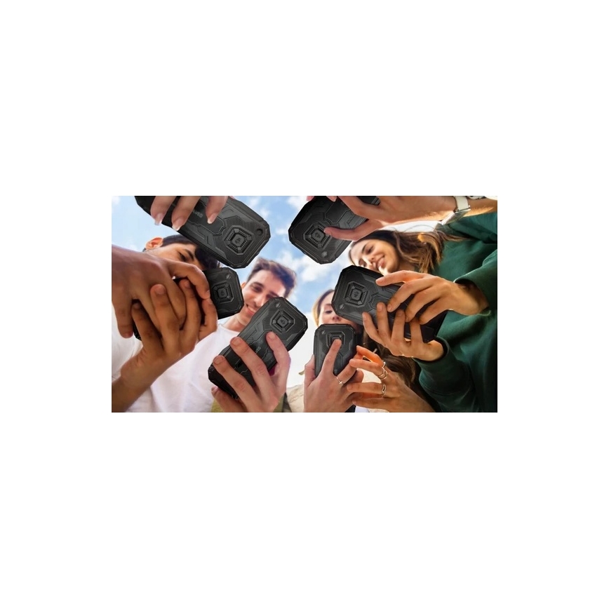 Evolveo - MaxPhone A1, näppäinpuhelin, Dual SIM, musta